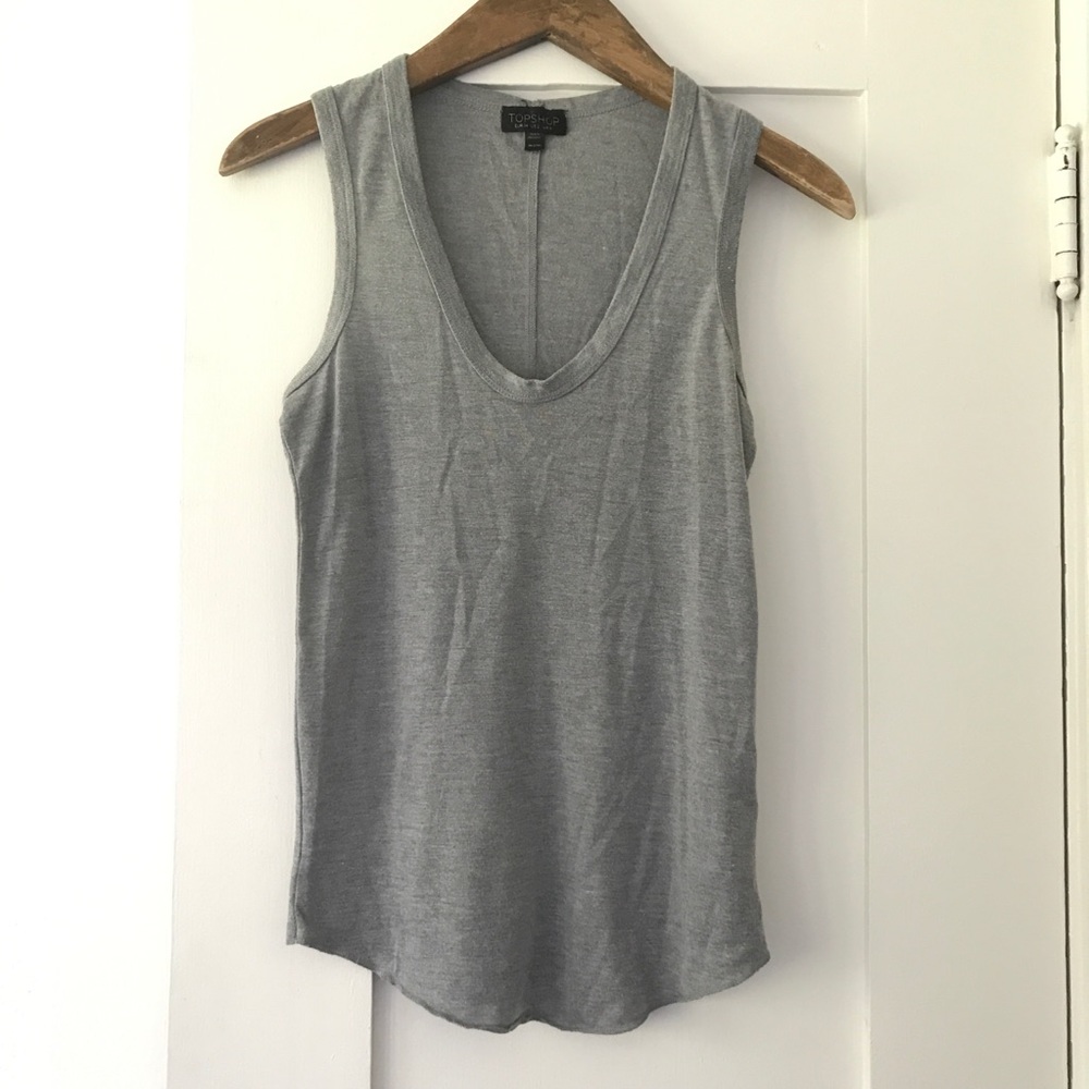 Topshop Gray Tank